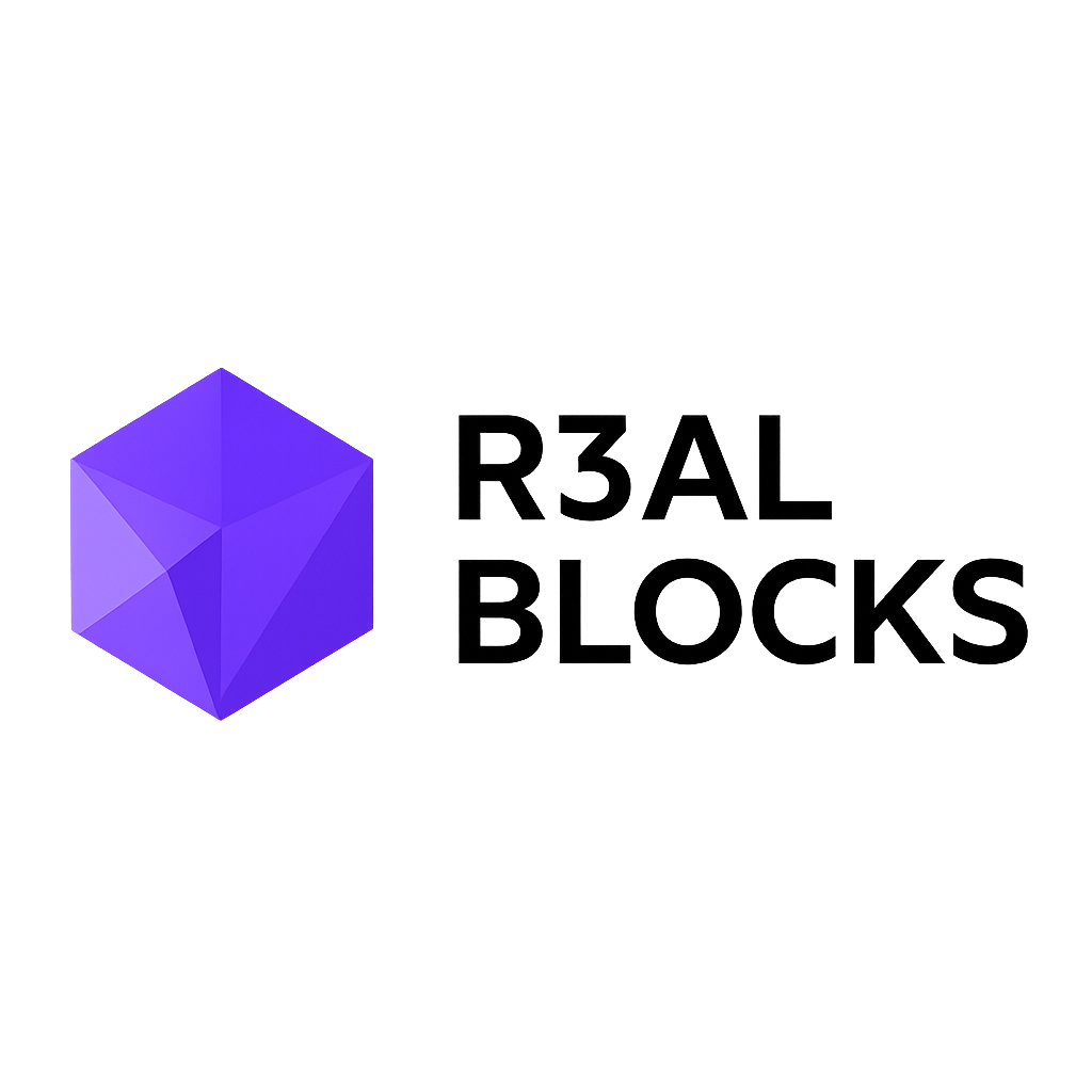 Logo de R3al Blocks